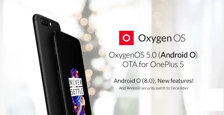 OnePlus 5 with OxygenOS 5.0 update